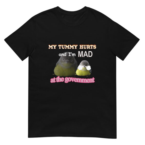 My tummy hurts and i'm mad at the government Unisex T-Shirt